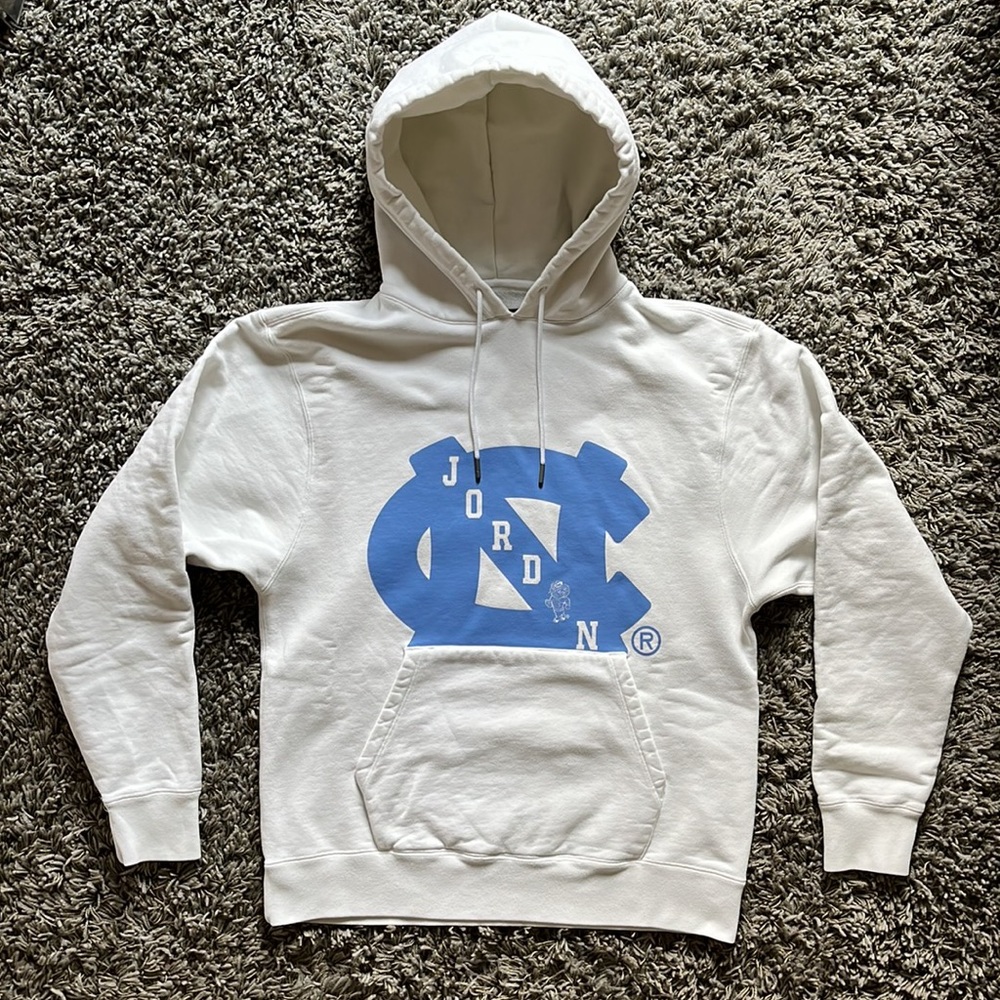 RARE Mens Nike Air Jordan X UNC Chapel Hill Heavy Fleece Hoodie